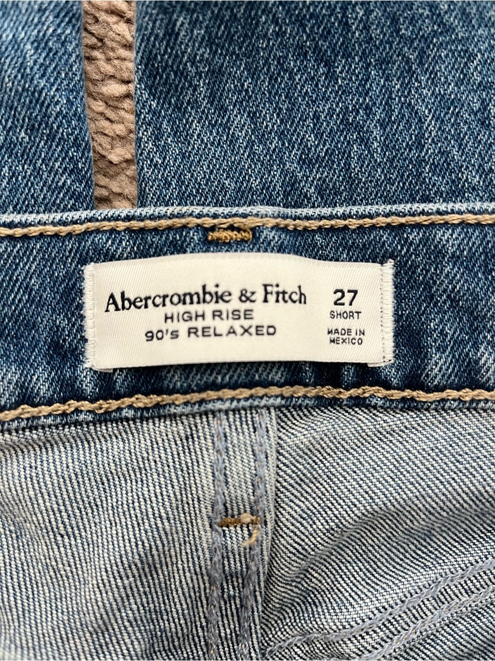 90s High Rise Relaxed Strait Jeans - Picture 4 of 4
